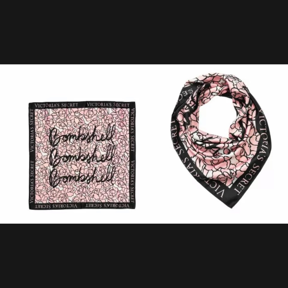 Victoria’s Secret BOMBSHELL FLORAL SCARF NWT - Picture 2 of 5